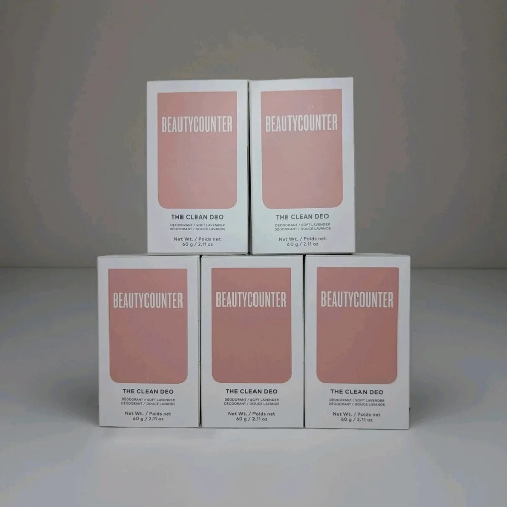 Beautycounter Deodorant Soft Lavender The Clean Deo 5 pack